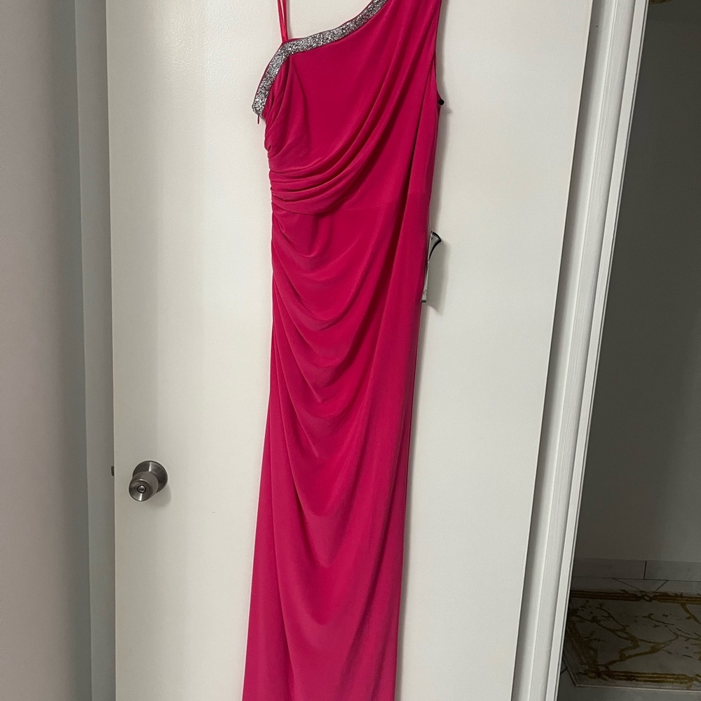 Adrianna Papell Fuchsia Gown